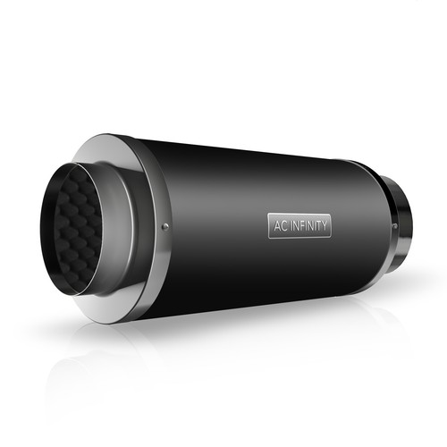 Duct fan silencer noise - fan, 6”