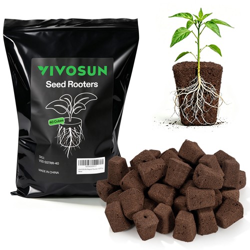 Vivosun hydroponics rapid seed - hydroponics,